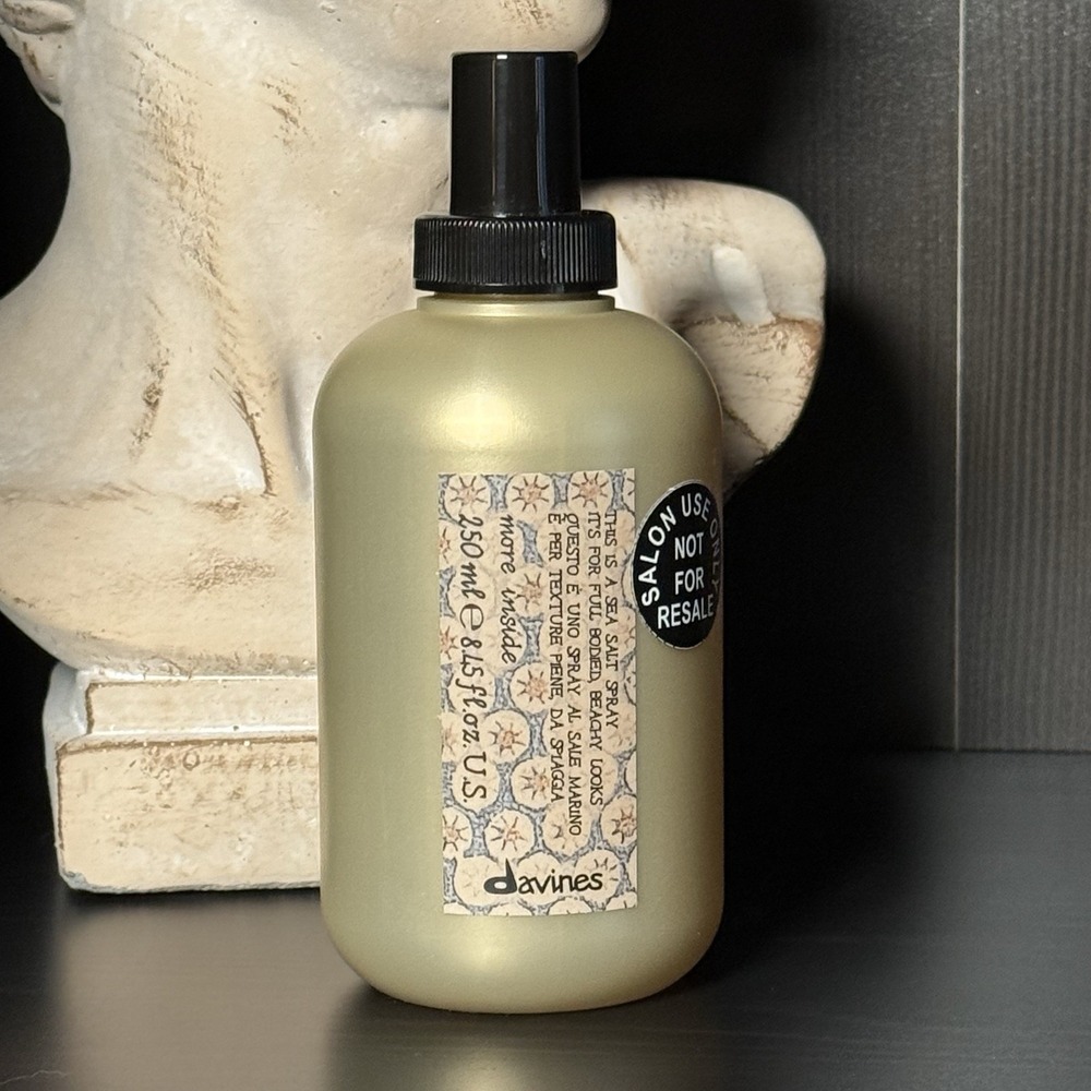 Davines More Inside Sea Salt Spray 250ml 8.45 fl oz Beachy Texture Matte Finish
